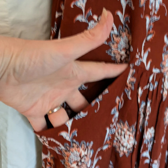 Garnet Hill sz 6 long sleeve dress - Picture 5 of 9